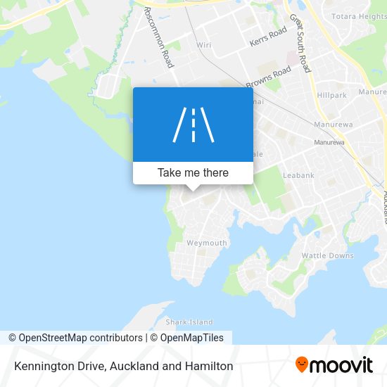 Kennington Drive map