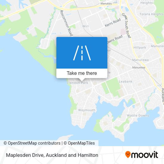 Maplesden Drive map