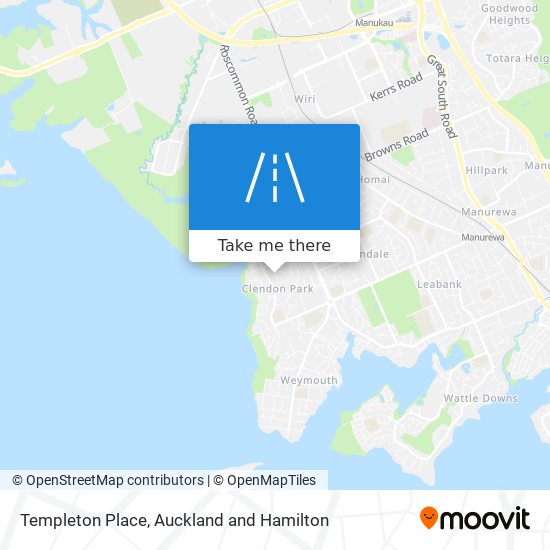 Templeton Place map