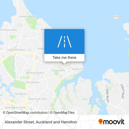 Alexander Street map