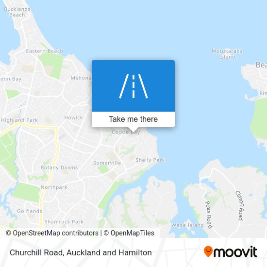 Churchill Road map