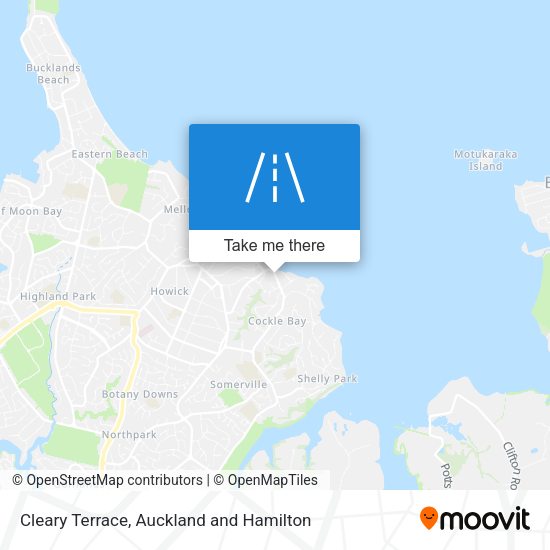 Cleary Terrace map
