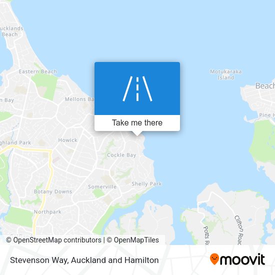Stevenson Way map