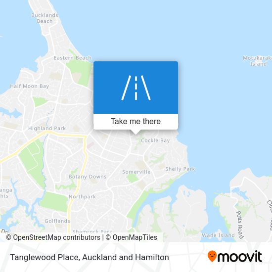 Tanglewood Place map