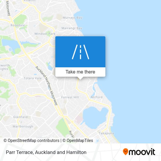 Parr Terrace map