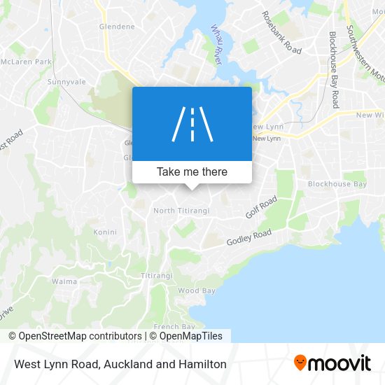 West Lynn Road map