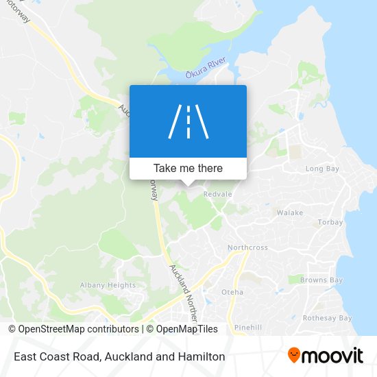 East Coast Road map