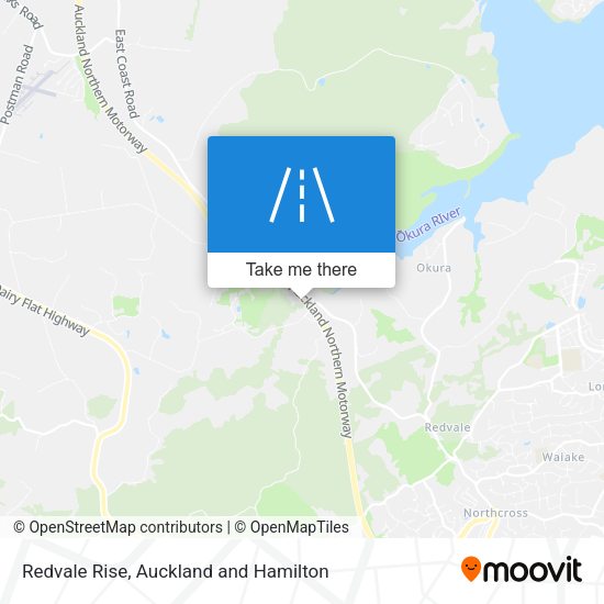Redvale Rise map