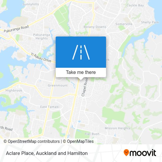 Aclare Place map
