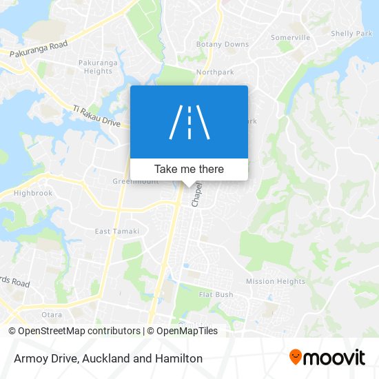 Armoy Drive map