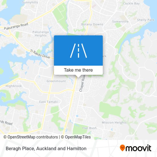 Beragh Place map