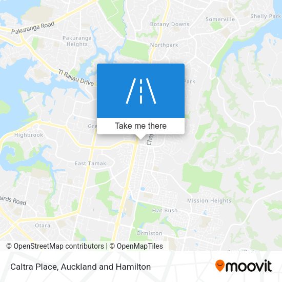Caltra Place map