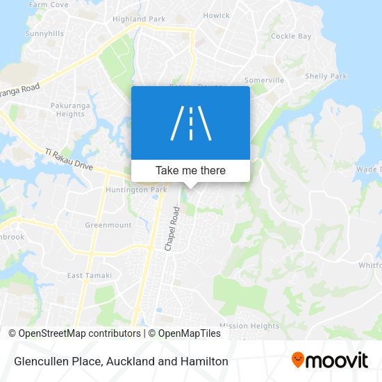 Glencullen Place map