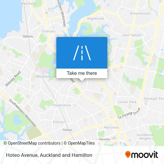 Hoteo Avenue map