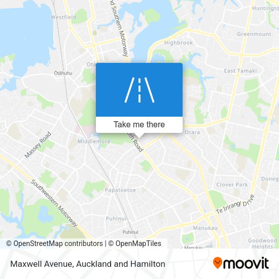 Maxwell Avenue map