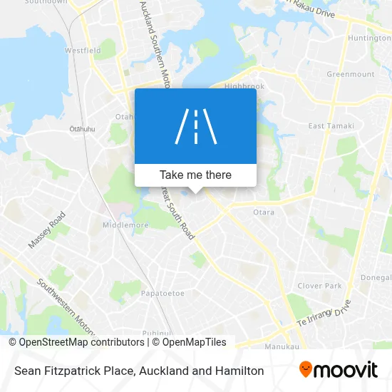 Sean Fitzpatrick Place map