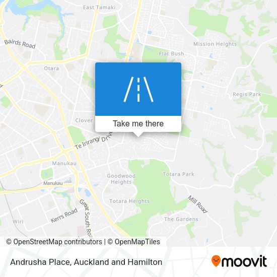 Andrusha Place map