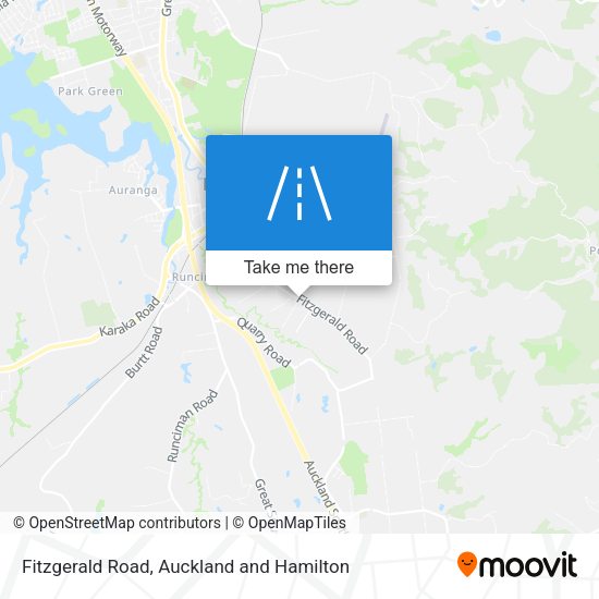 Fitzgerald Road map