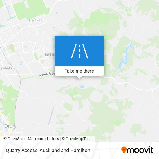 Quarry Access map