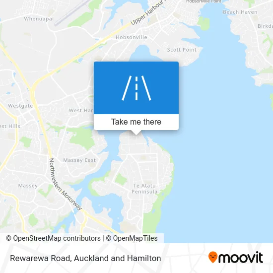 Rewarewa Road map