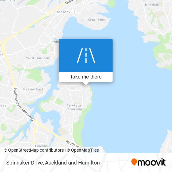 Spinnaker Drive map