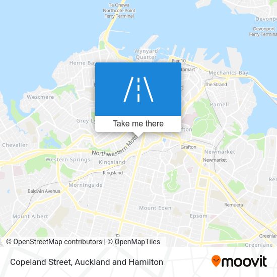 Copeland Street map