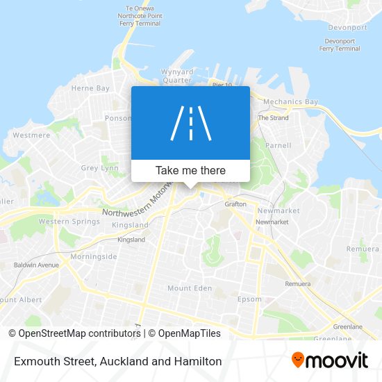 Exmouth Street map