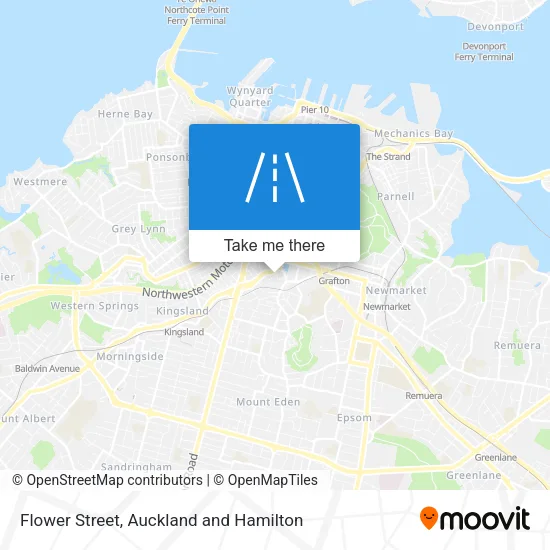 Flower Street map