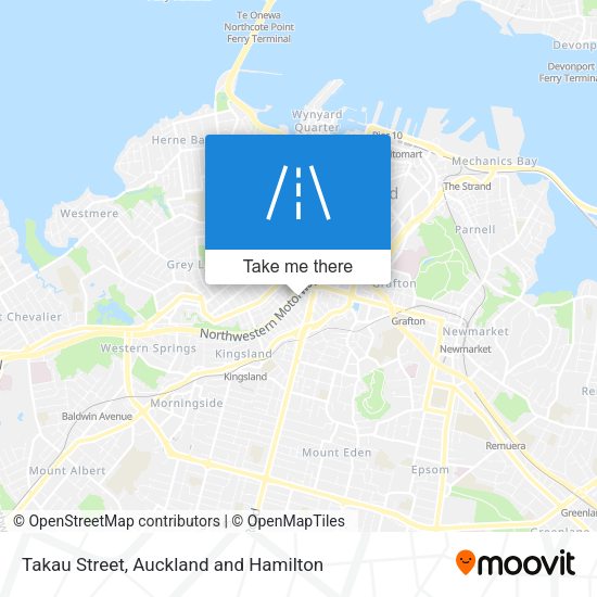 Takau Street map
