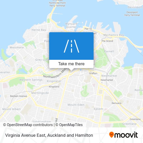Virginia Avenue East map