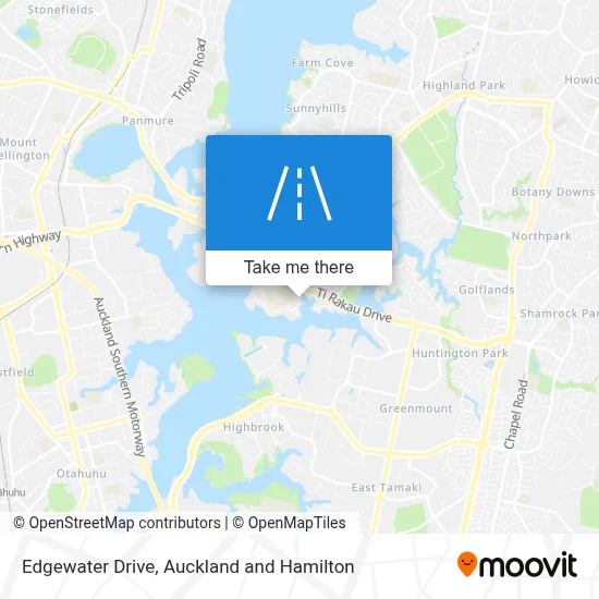 Edgewater Drive map