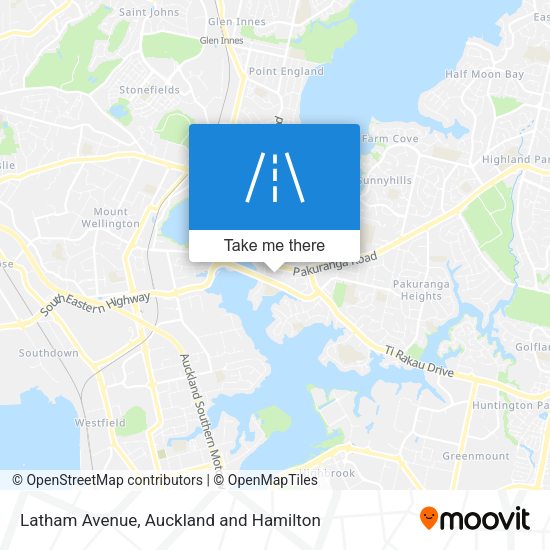 Latham Avenue map