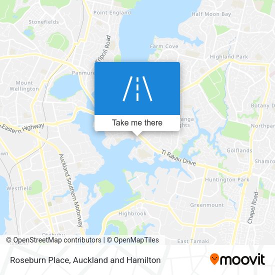 Roseburn Place map