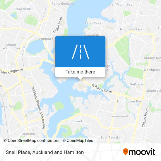 Snell Place map