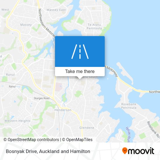 Bosnyak Drive map