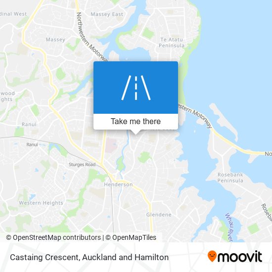 Castaing Crescent map