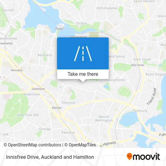 Innisfree Drive map