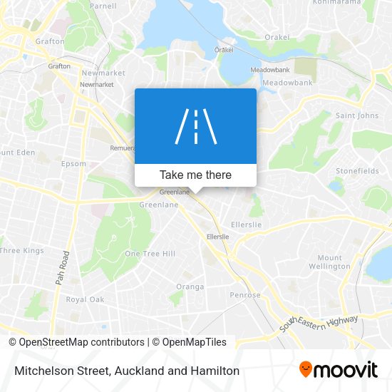 Mitchelson Street map