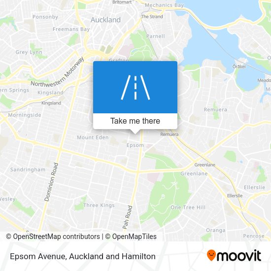 Epsom Avenue map