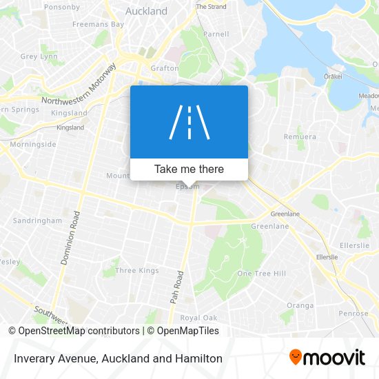 Inverary Avenue map