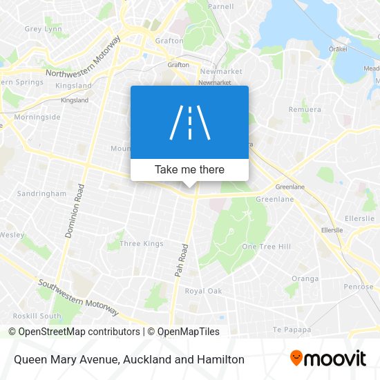 Queen Mary Avenue map