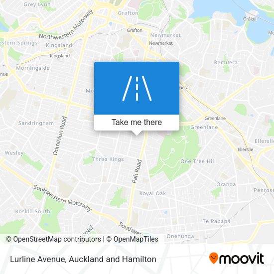 Lurline Avenue map
