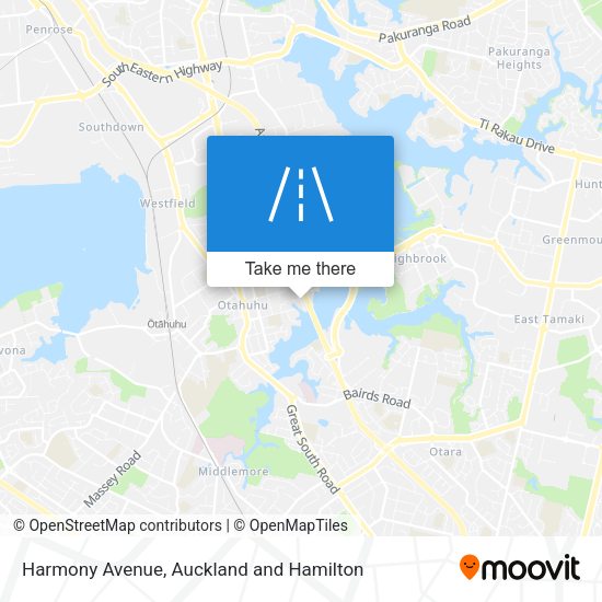 Harmony Avenue map