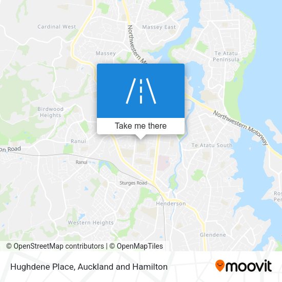 Hughdene Place map