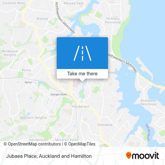 Jubaea Place map