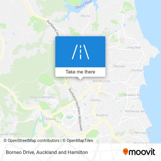 Borneo Drive map