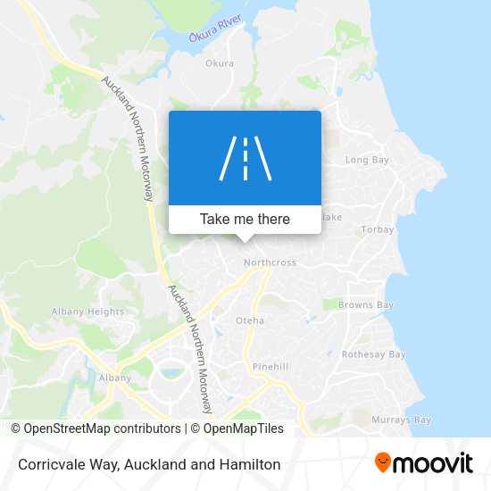 Corricvale Way map