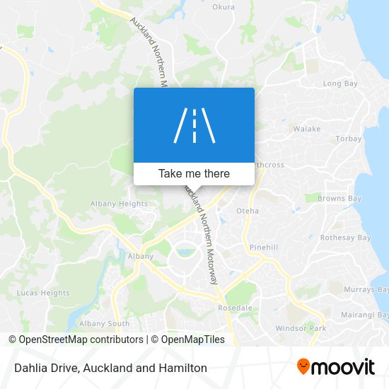 Dahlia Drive map