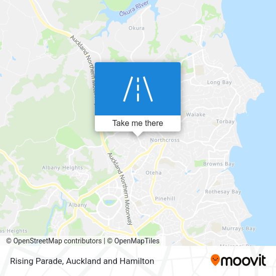 Rising Parade map