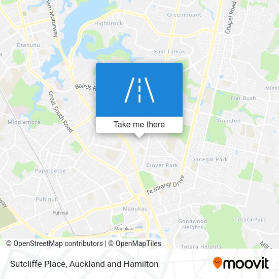 Sutcliffe Place map